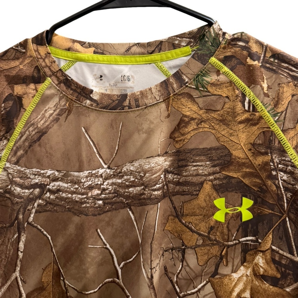 UNDER ARMOUR Camo T-Shirt Size Large - Picture 2 of 7